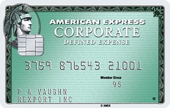 Corporate Defined Expense Program Corporate Card