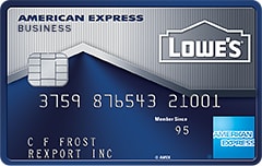 Lowe's Business Rewards Card from American Express
