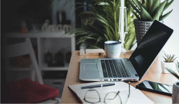 Office Setup With Computer