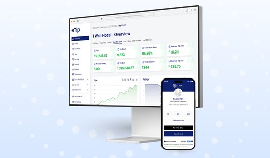 eTip interface on desktop and mobile device