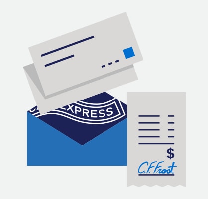 Illustration of disputes and receipts