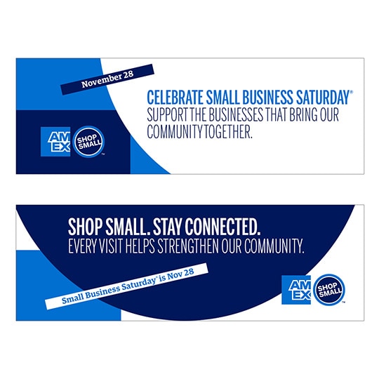 Small Business Saturday digital banner thumbnail
