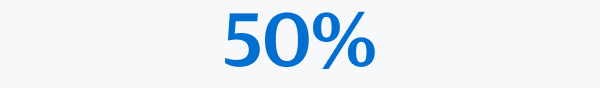 50%