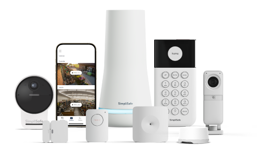 Suite of products that SimpliSafe offers for security solutions
