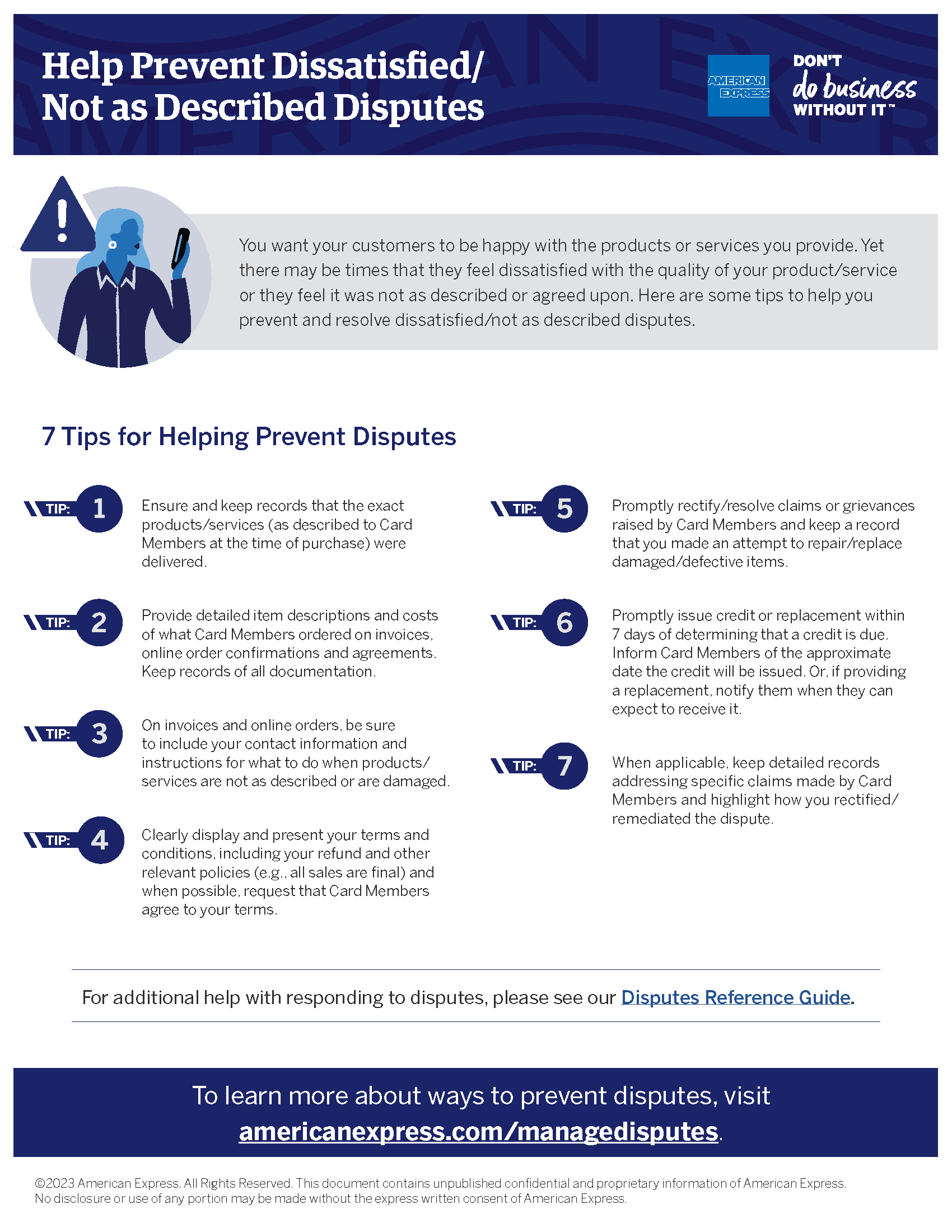 Avoiding Dissatisfied/Not as Described Disputes thumbnail