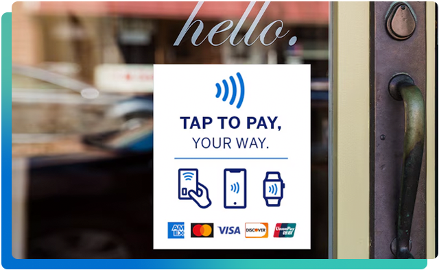 POP Decal on doorfront