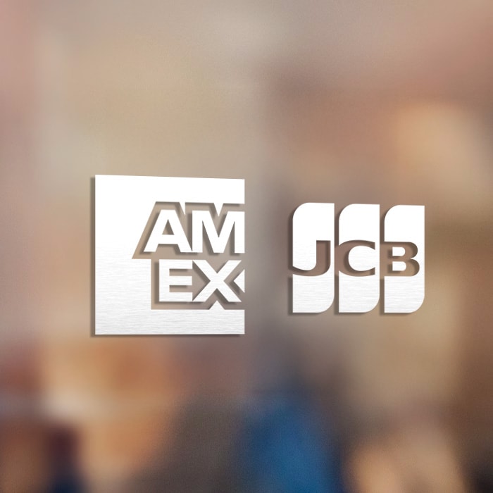 American Express - Free Signs and Supplies - Complimentary Signs