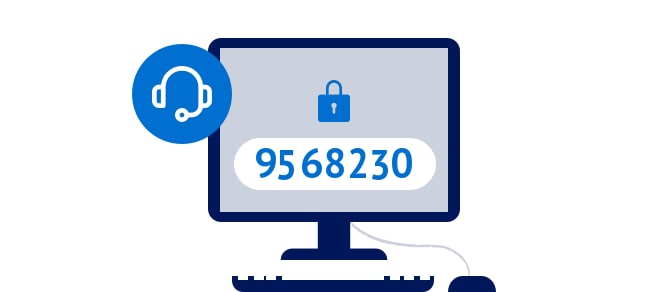 Password code graphic 