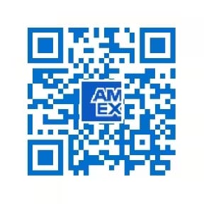 A QR code to download the American Express® App.