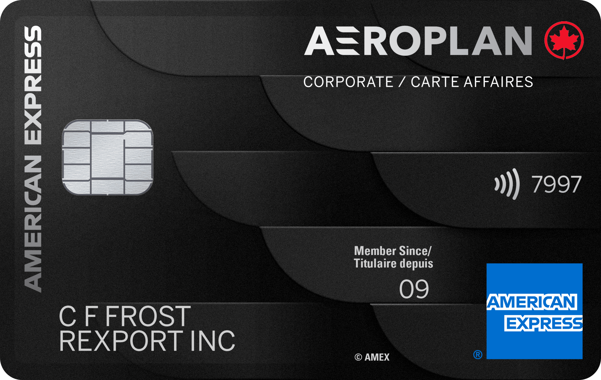 Carte affaires Prestige Aéroplan<sup>MD*</sup> American Express<sup>MD</sup>