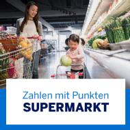 Link zu Supermarkt Kartentransaktionen mit Punkten bezahlen Details