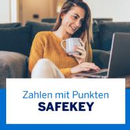 SafeKey - Sicher Online Shoppen Sicher Online Shoppen - Kartentransaktionen mit Punkten bezahlen