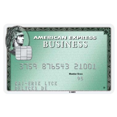 Kartengebühr Business Card – nachträglich mit Punkten bezahlen