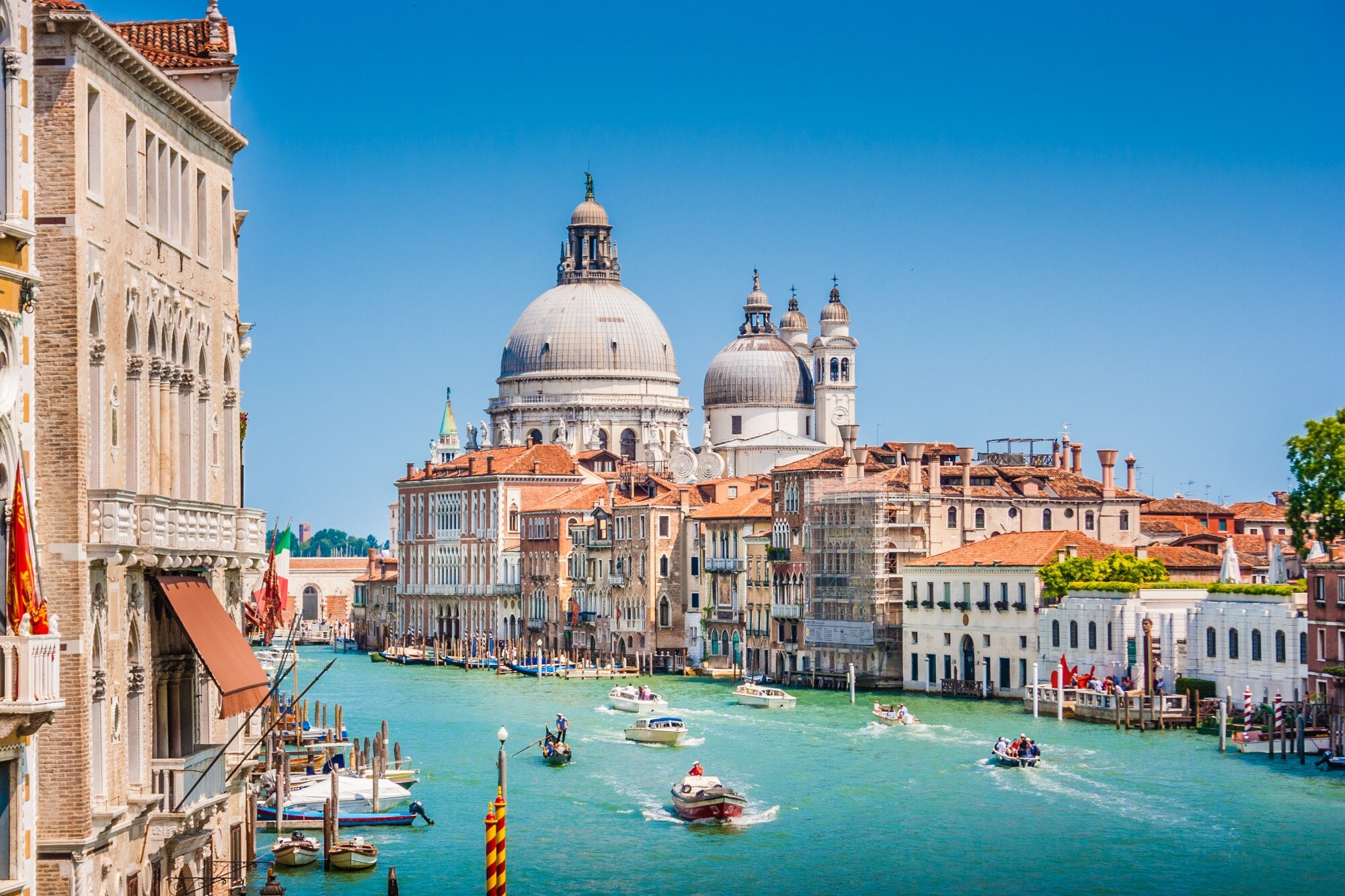 Blick auf den Canal Grande in Venedig Blick auf den Canal Grande in Venedig