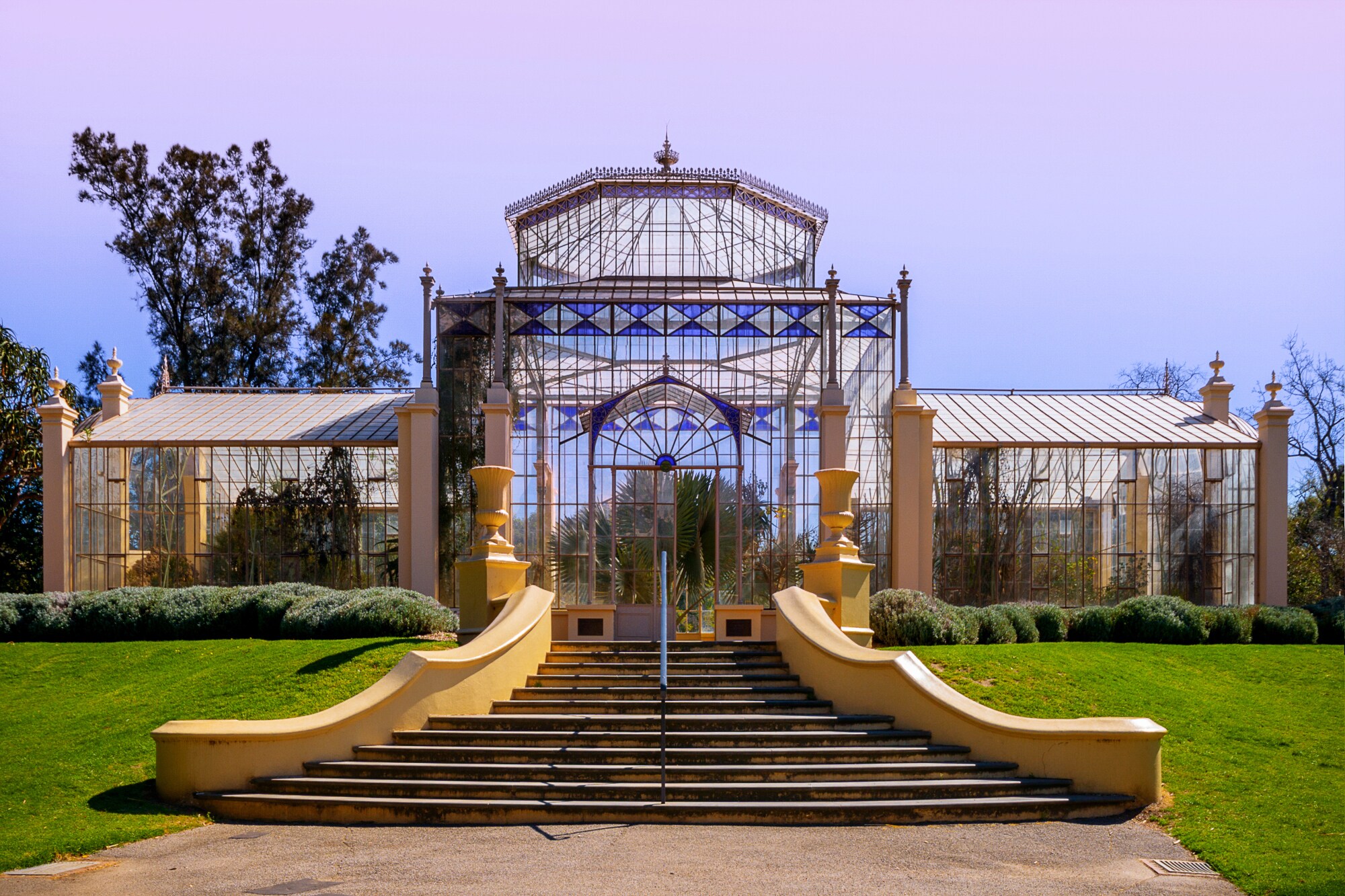 Gewächshaus in viktorianischem Stil im Botanischen Garten von Adelaide