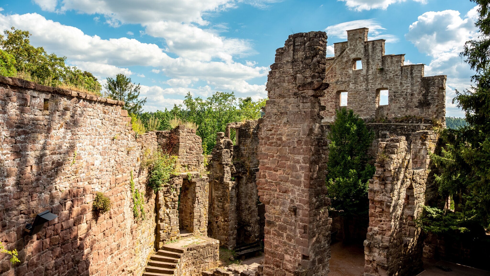 Burgruine Zavelstein im Schwarzwald.