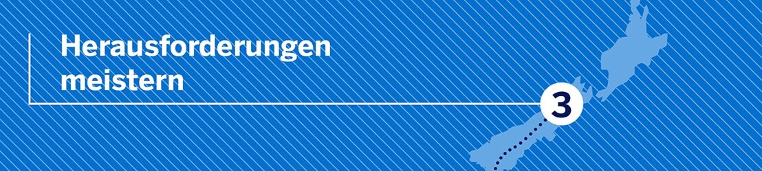 Auf 8.500 Kilometern zu neuen Impulsen: 5 Business-Tipps von Florian Astor Die Überschrift heißt: 3. Herausforderungen meistern