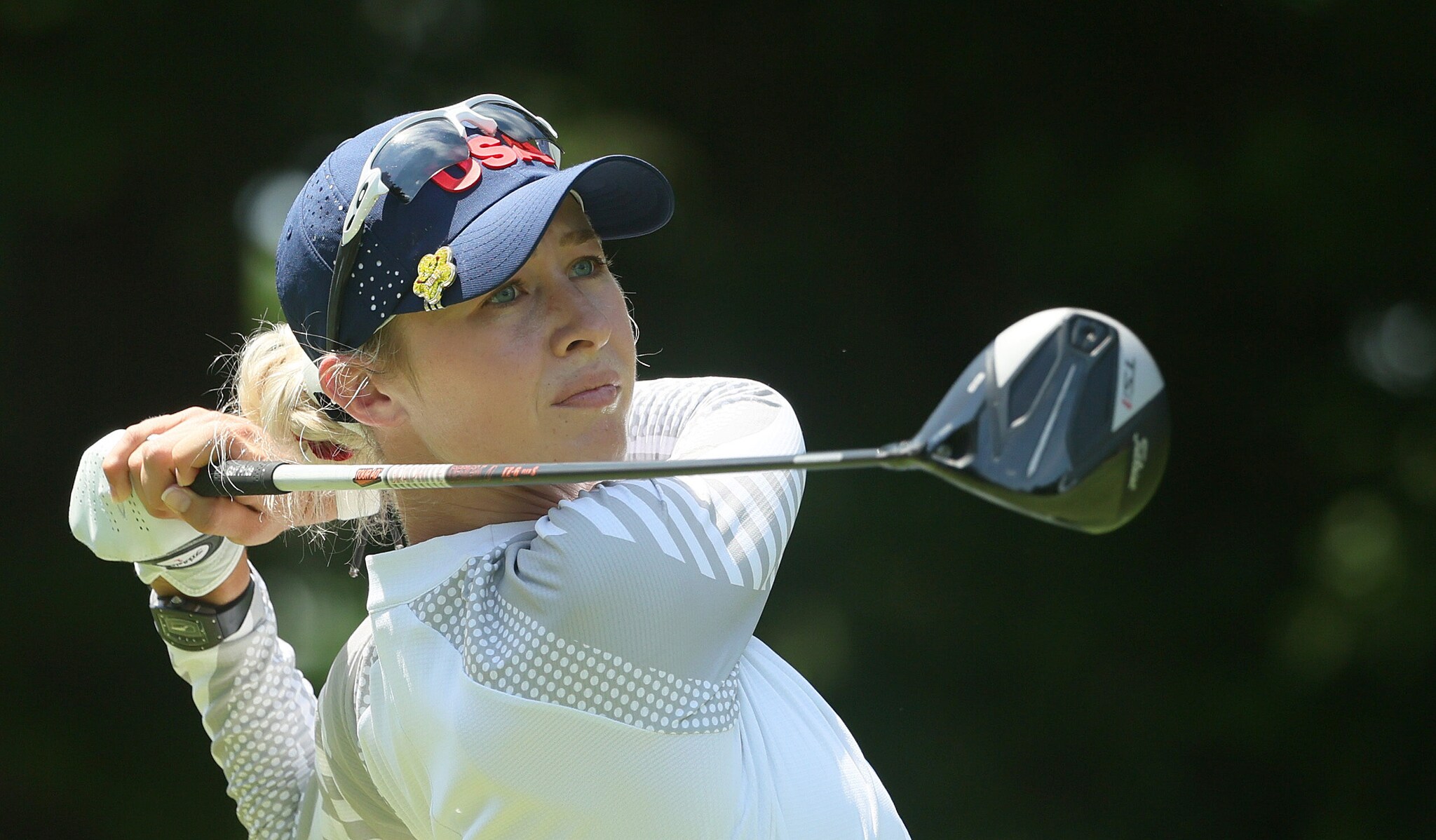 Nelly Korda beim Abschlag Nelly Korda beim Abschlag