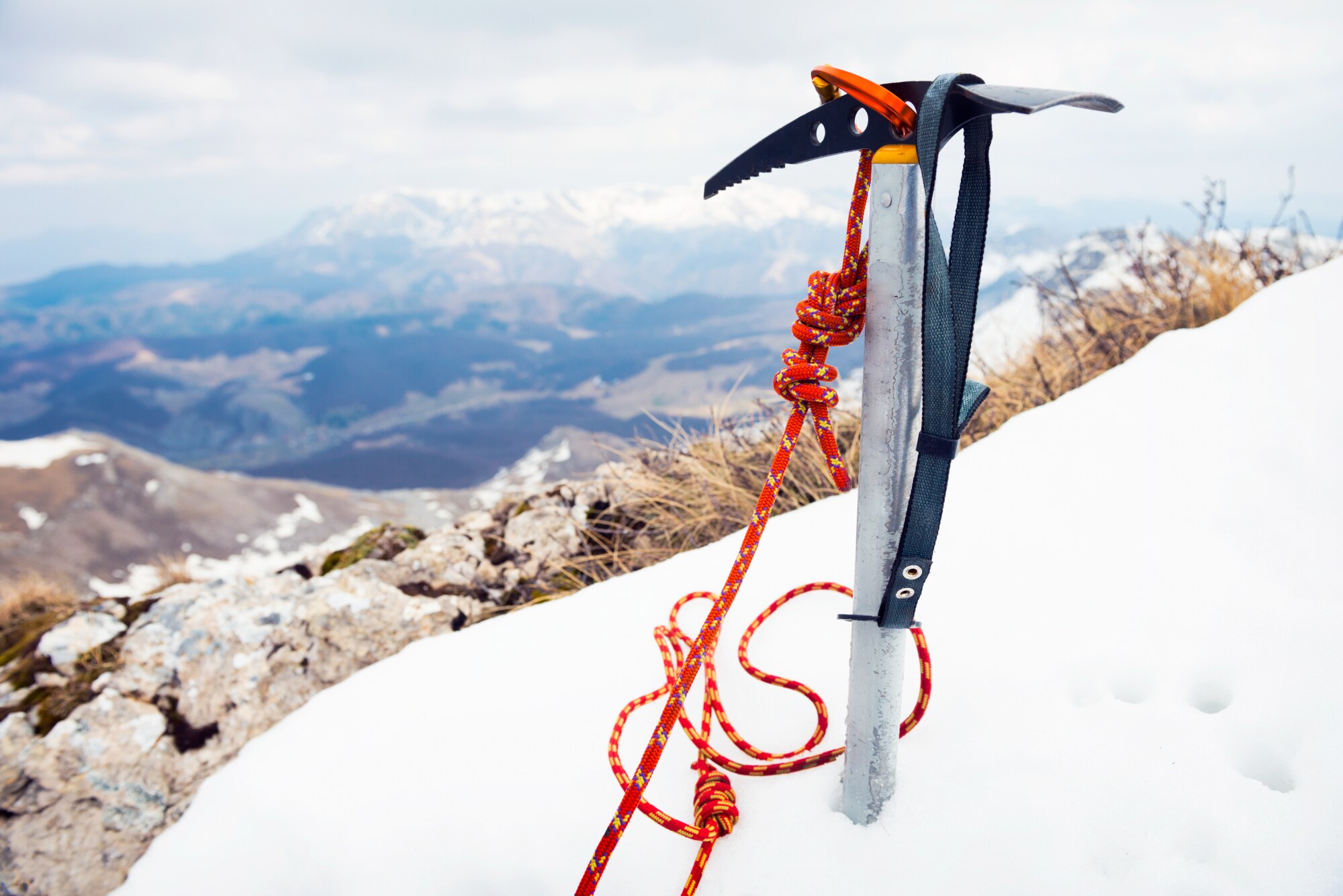 Eispickel mit geradem Schaft