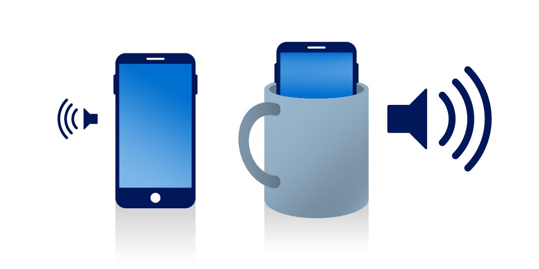 Hotelhacks: Diese 5 Tricks verschaffen dir mehr Komfort Die Illustration eines Handys in einer Kaffeetasse