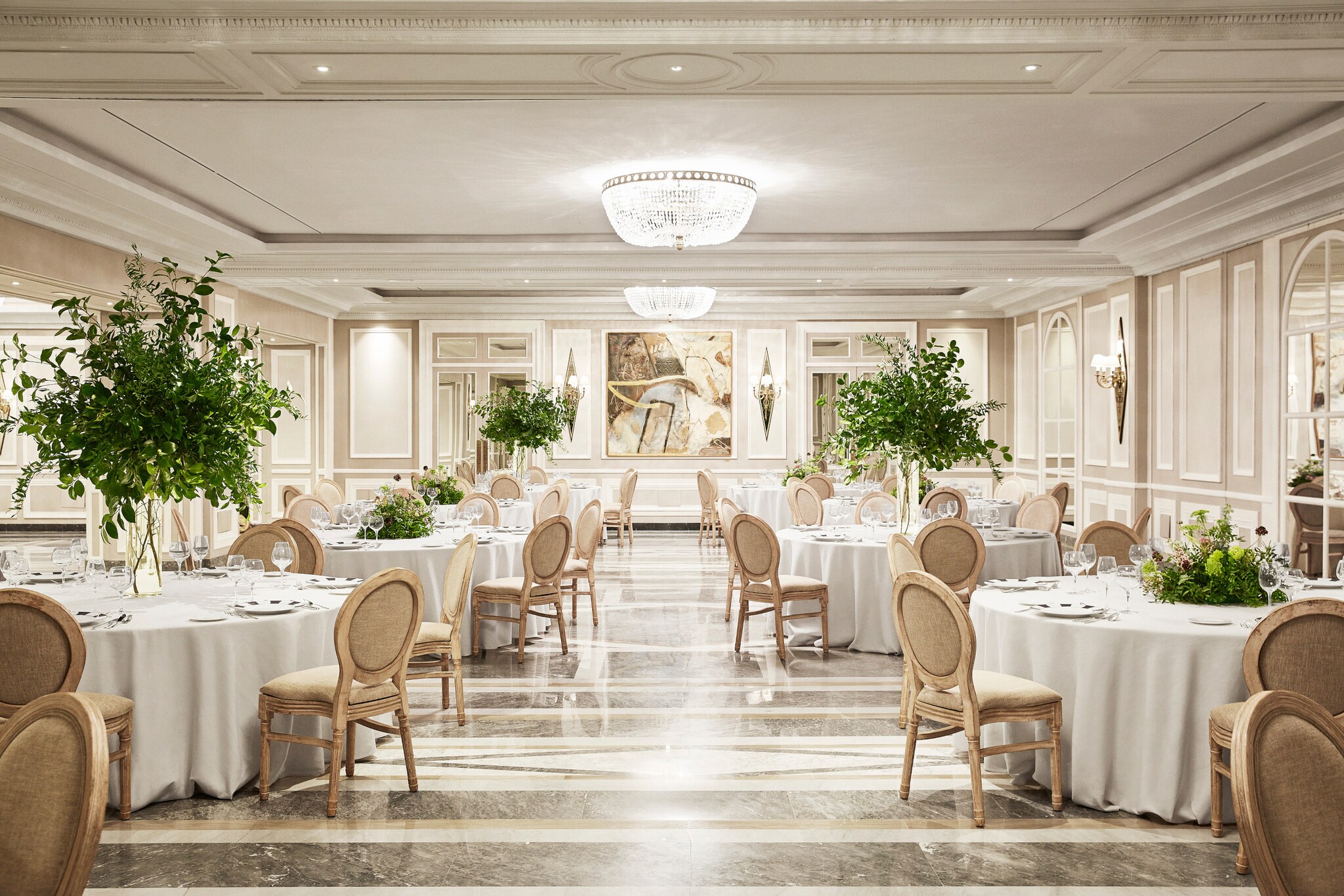 Der Ballsall des Rosewood-Hotels in Madrid.