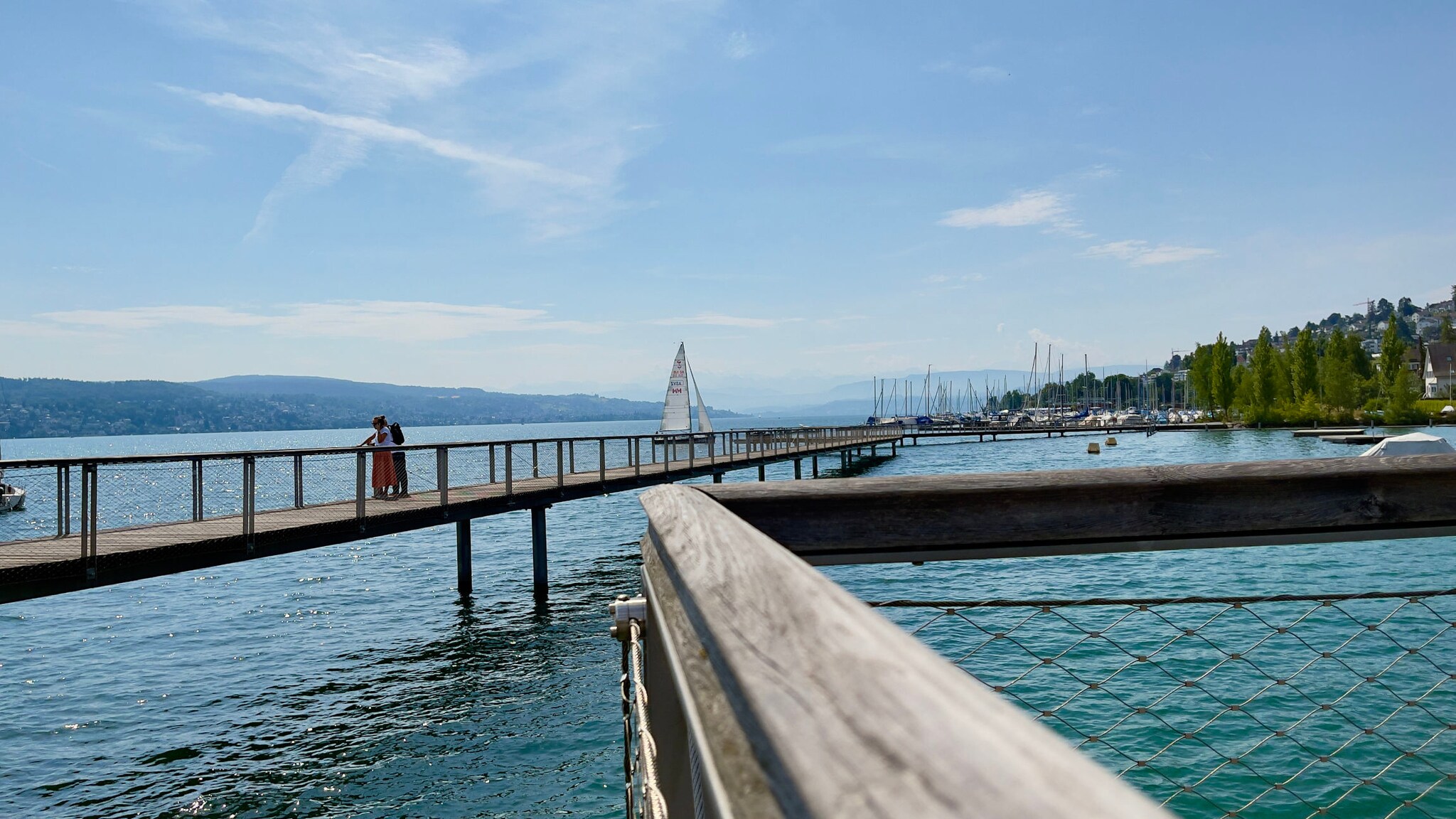 Holzsteg am Zürichsee