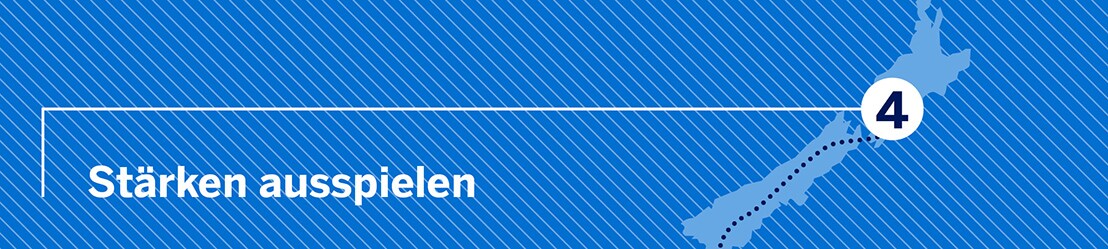 Auf 8.500 Kilometern zu neuen Impulsen: 5 Business-Tipps von Florian Astor Die Überschrift heißt: 4. Stärken ausspielen