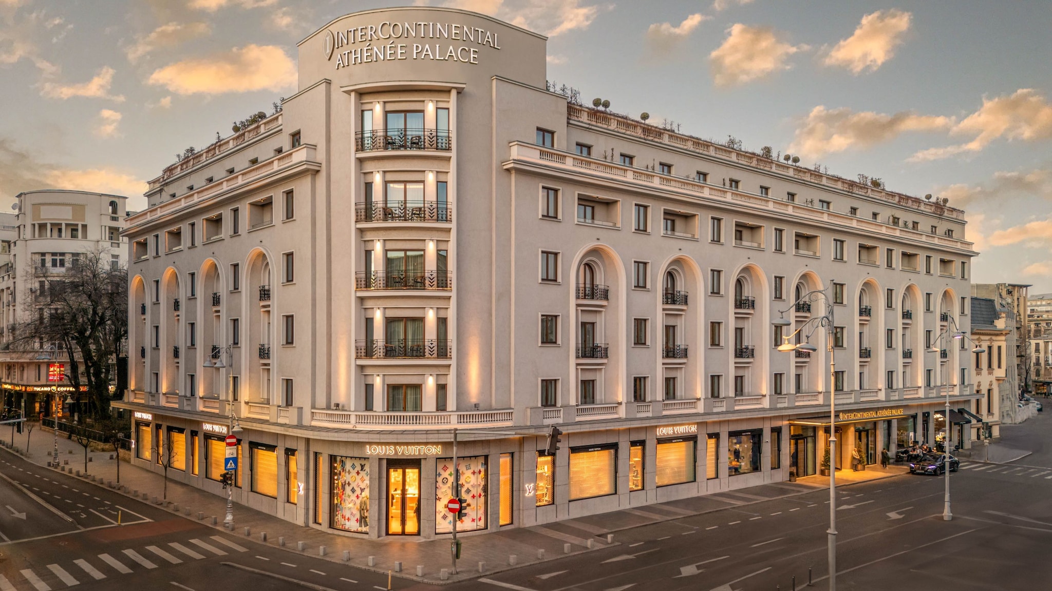 Die Fassade des InterContinental Athénée Palace Bucharest