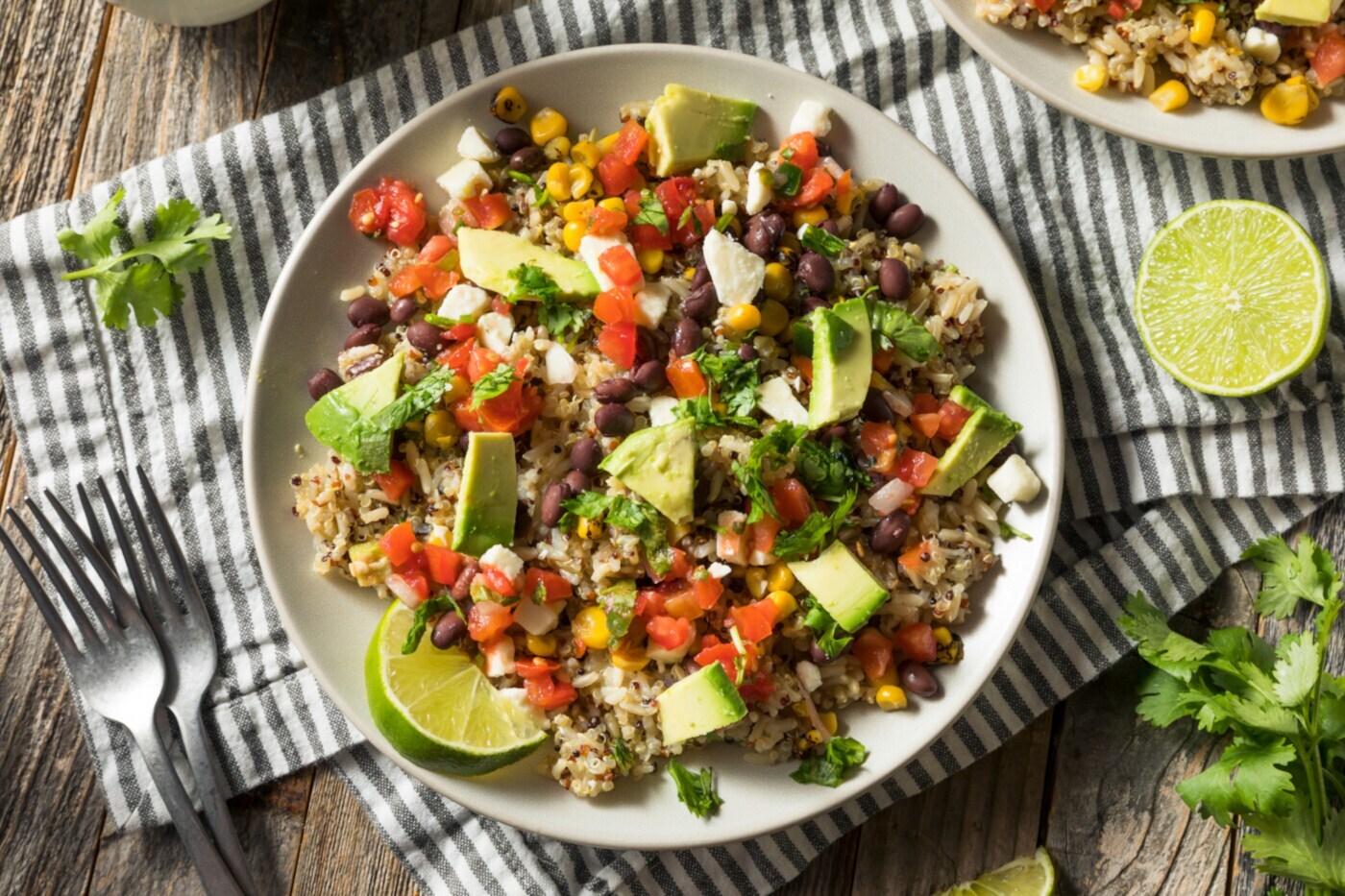 Teller mit mexikanischer Bowl
