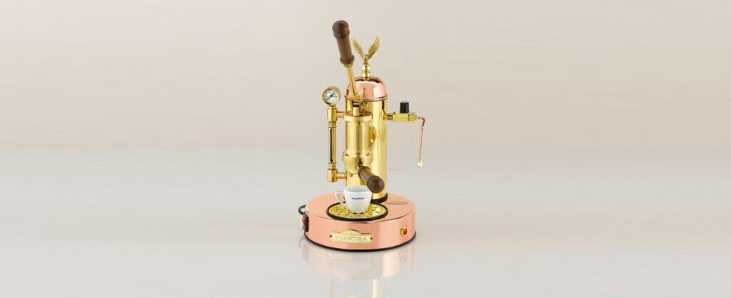 Goldene Espressomaschine Goldene Espressomaschine