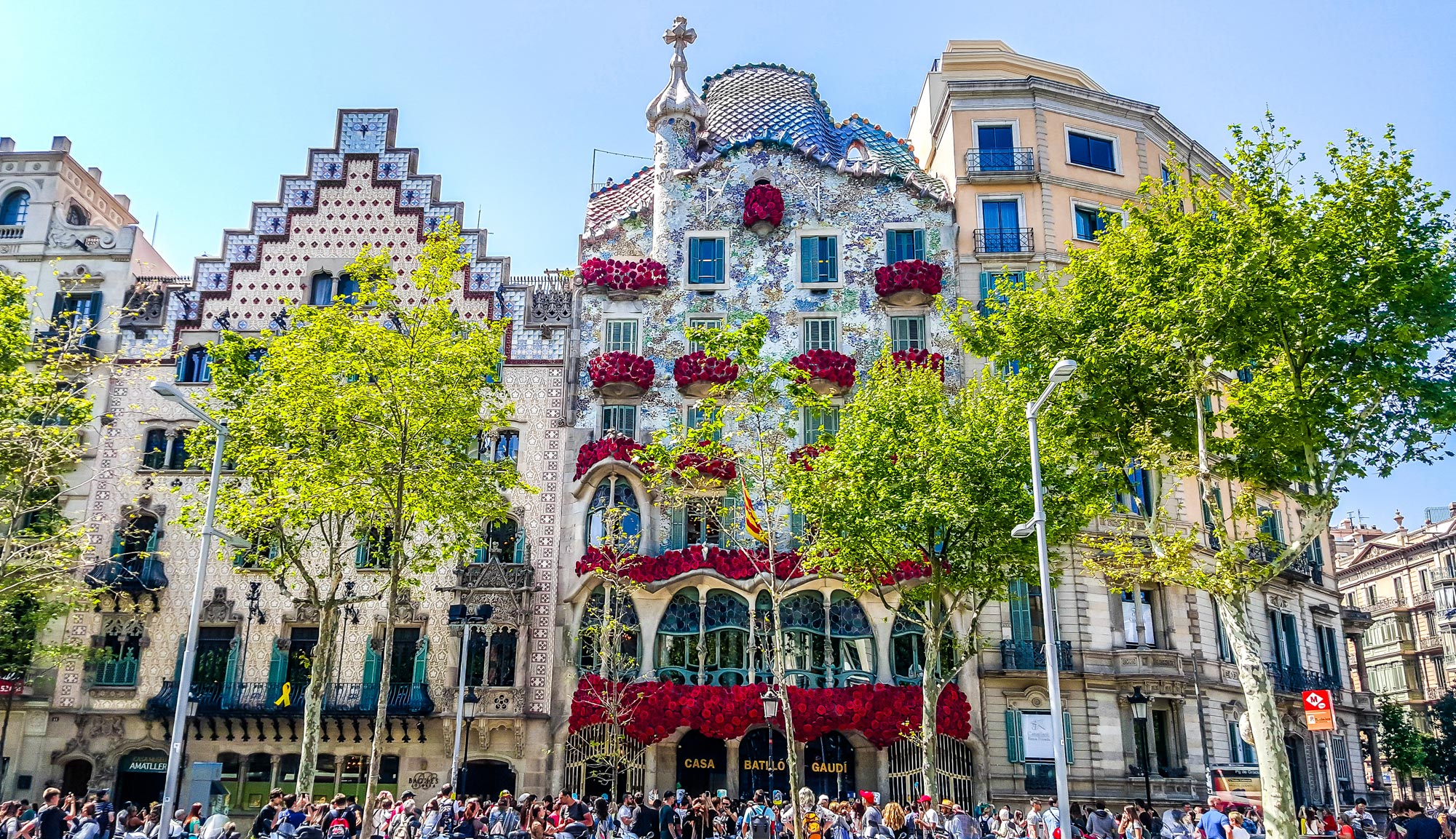 Frontansicht der Casa Batlló