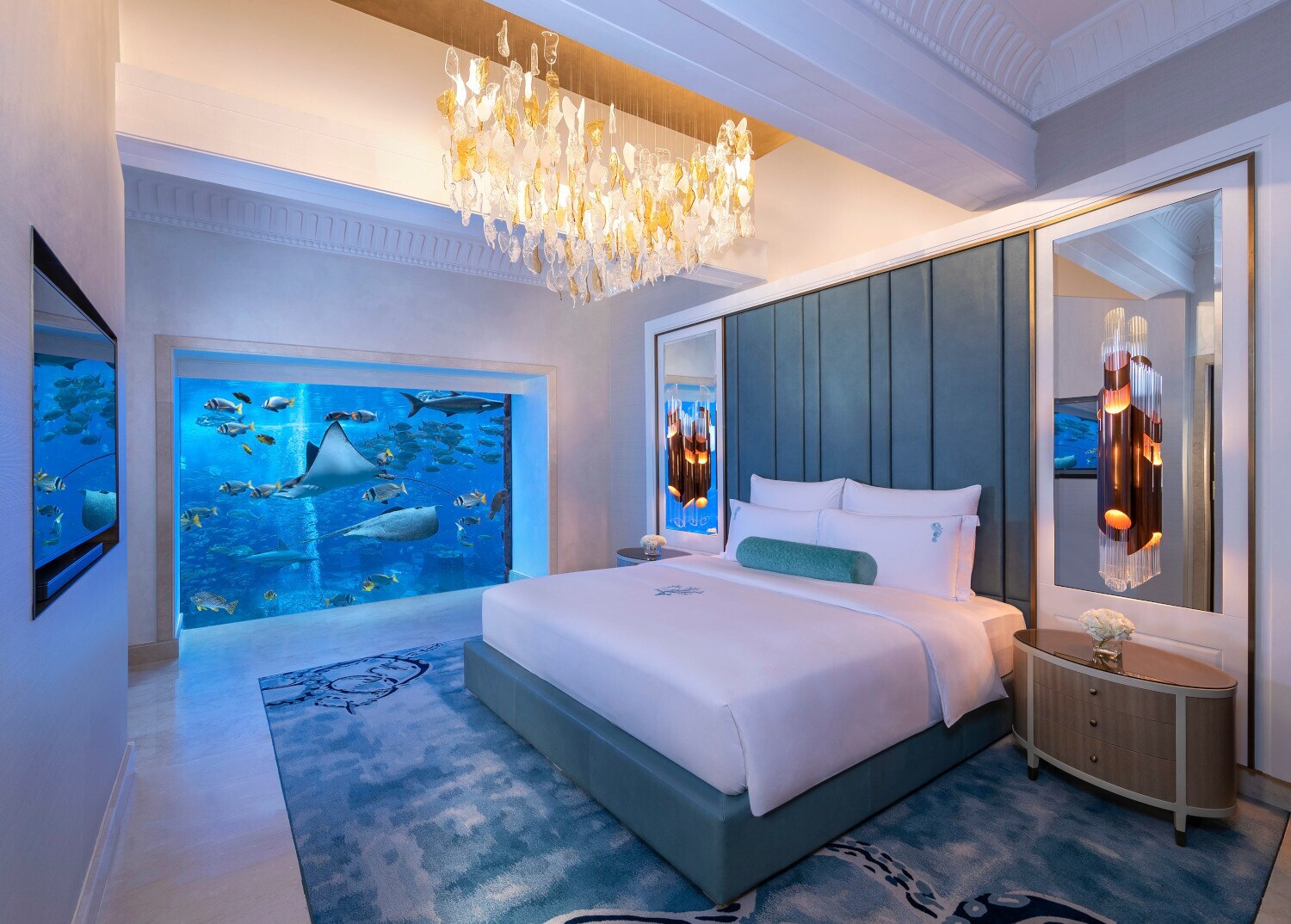 Unterwasser-Suite des Atlantis The Palm Hotels
