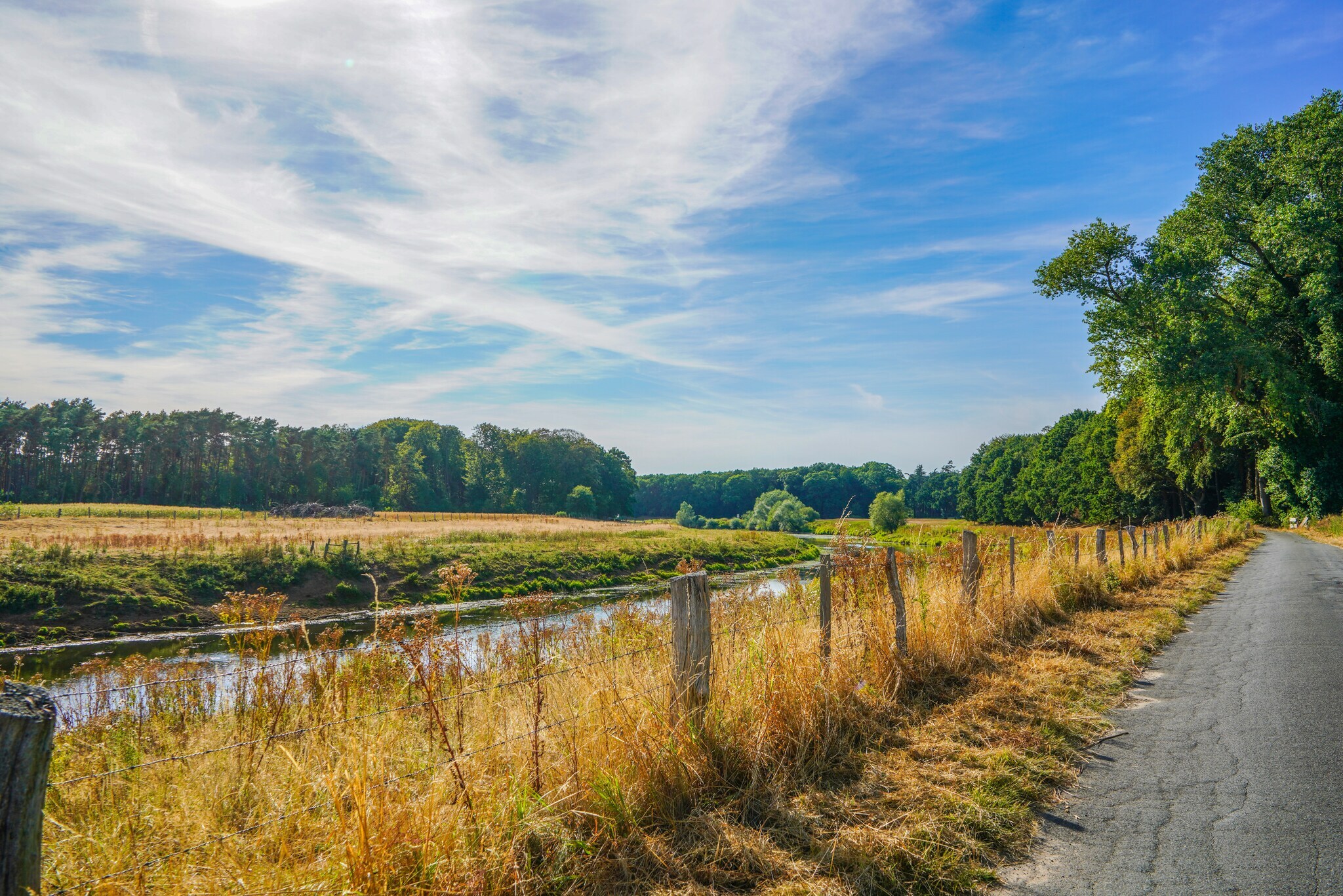 Blick auf die Ems in Ostfriesland Blick auf die Ems in Ostfriesland