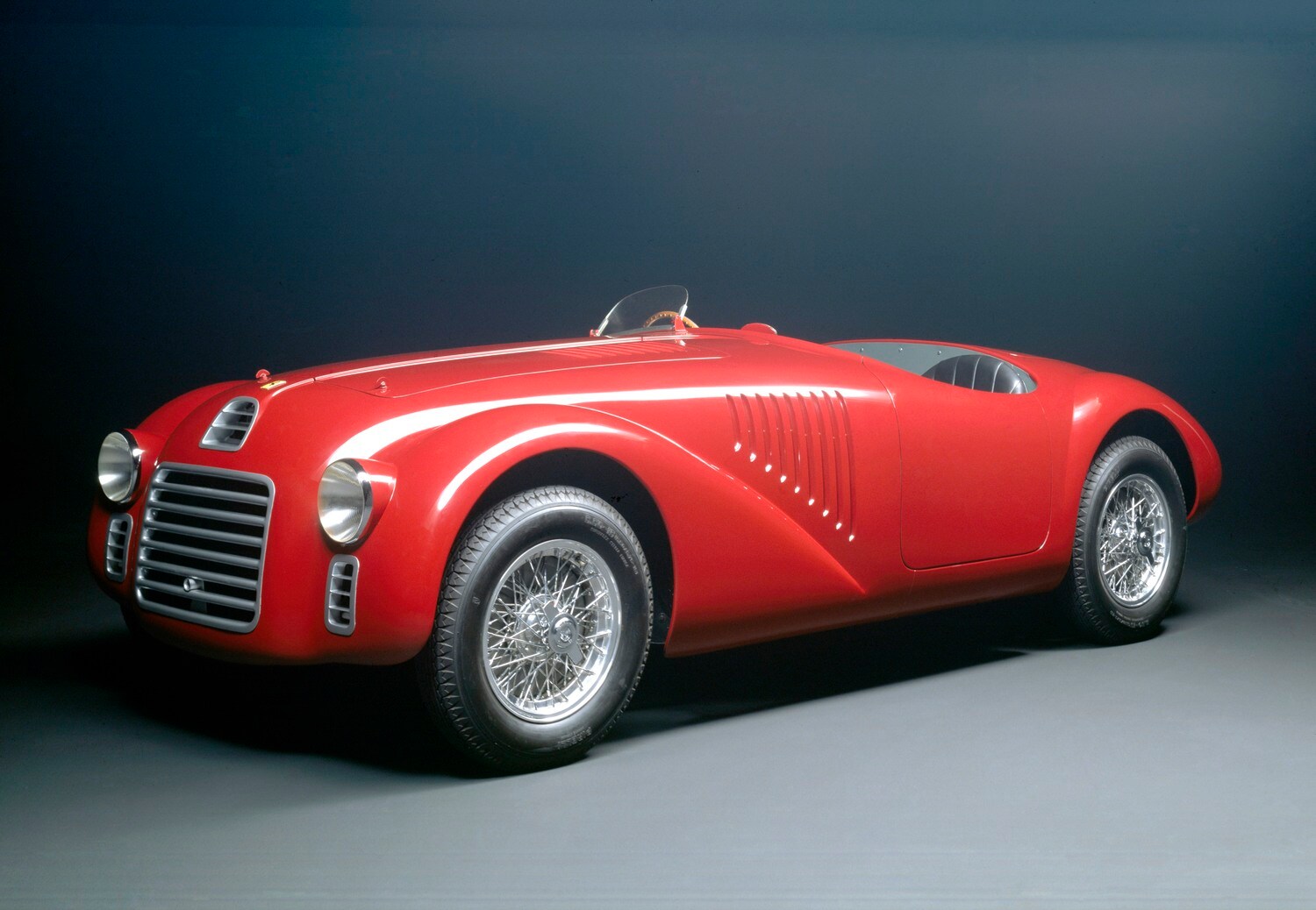 Ein Ferrari 125 S im Studio