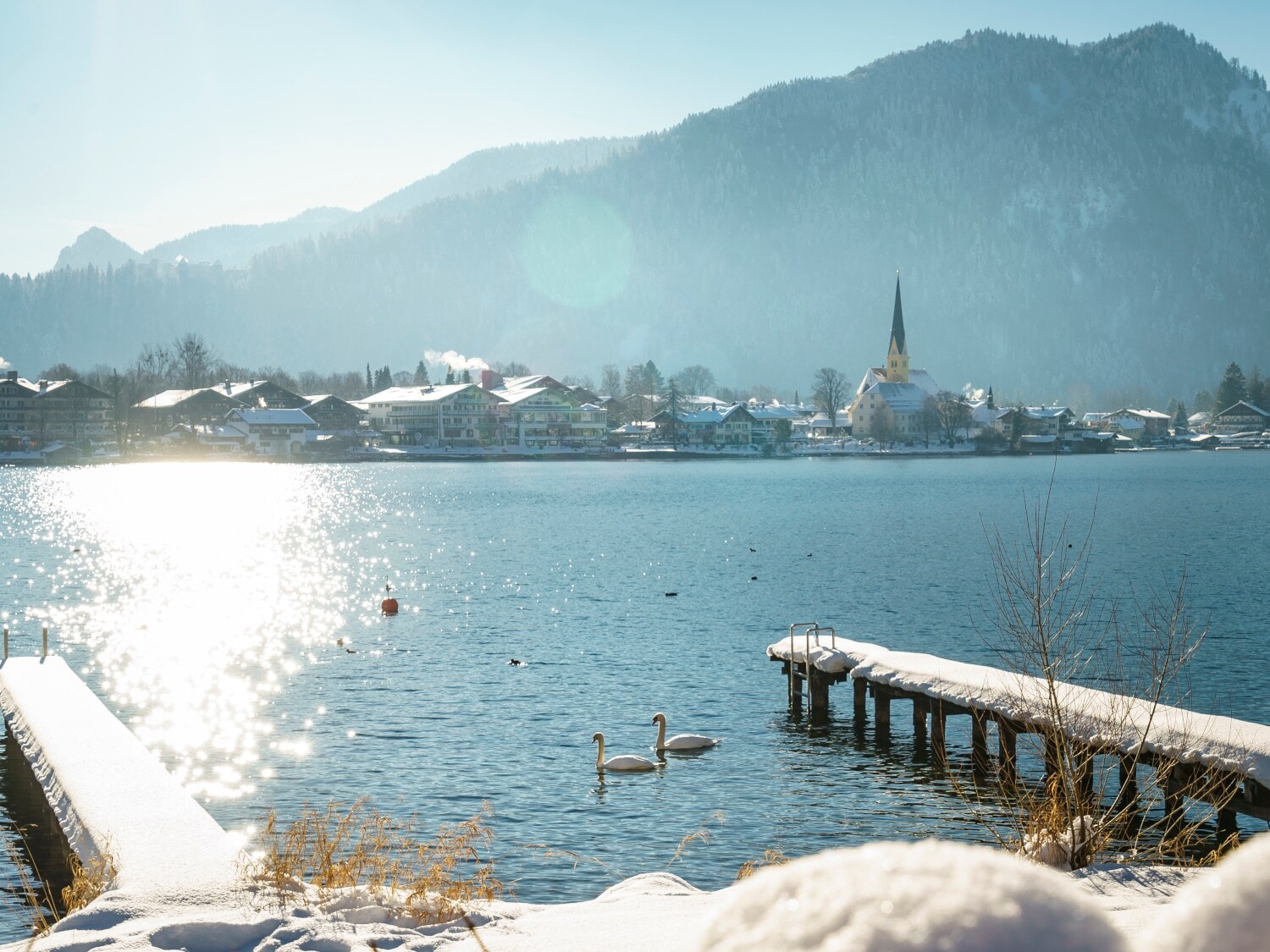 Tegernsee im Winter Tegernsee im Winter