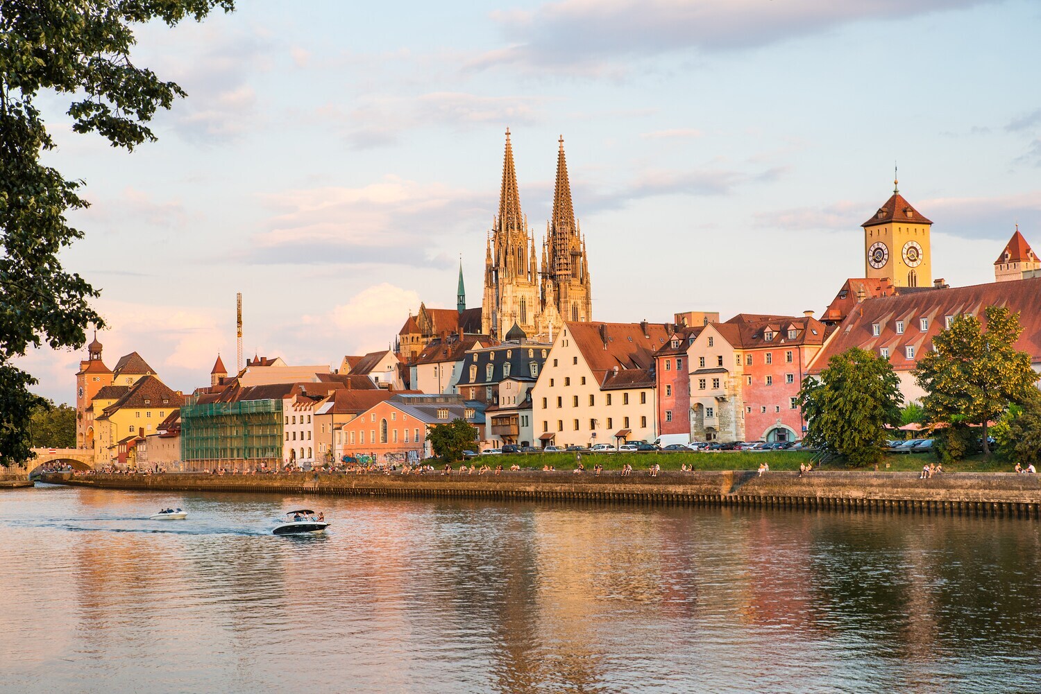 Regensburg in der Abendsonne