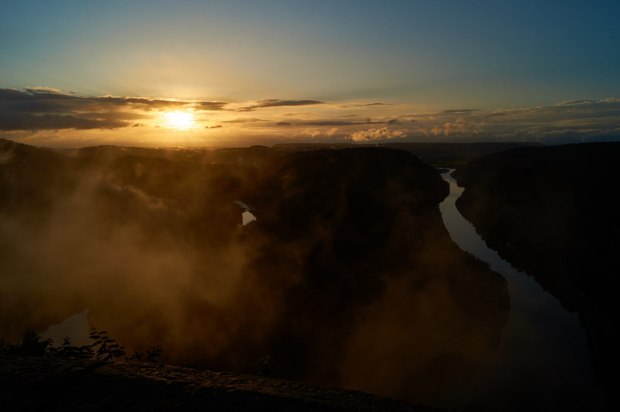 Blick auf die Saarschleife