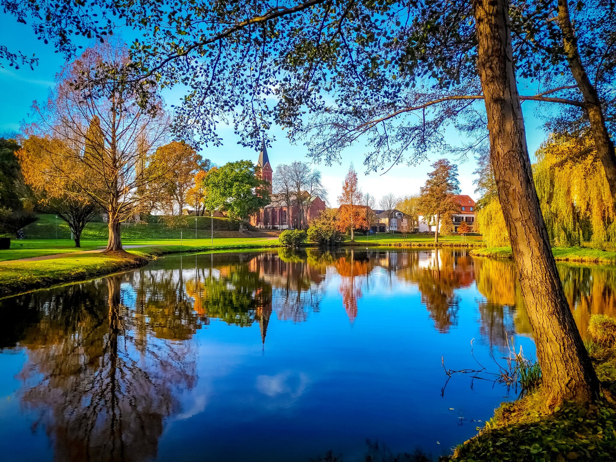 Blick auf Wildeshausen.