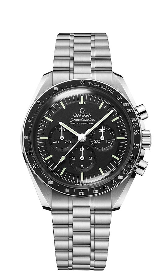 Produktbild eines silberfarbenen Chronographen der Marke OMEGA Produktbild eines silberfarbenen Chronographen der Marke OMEGA