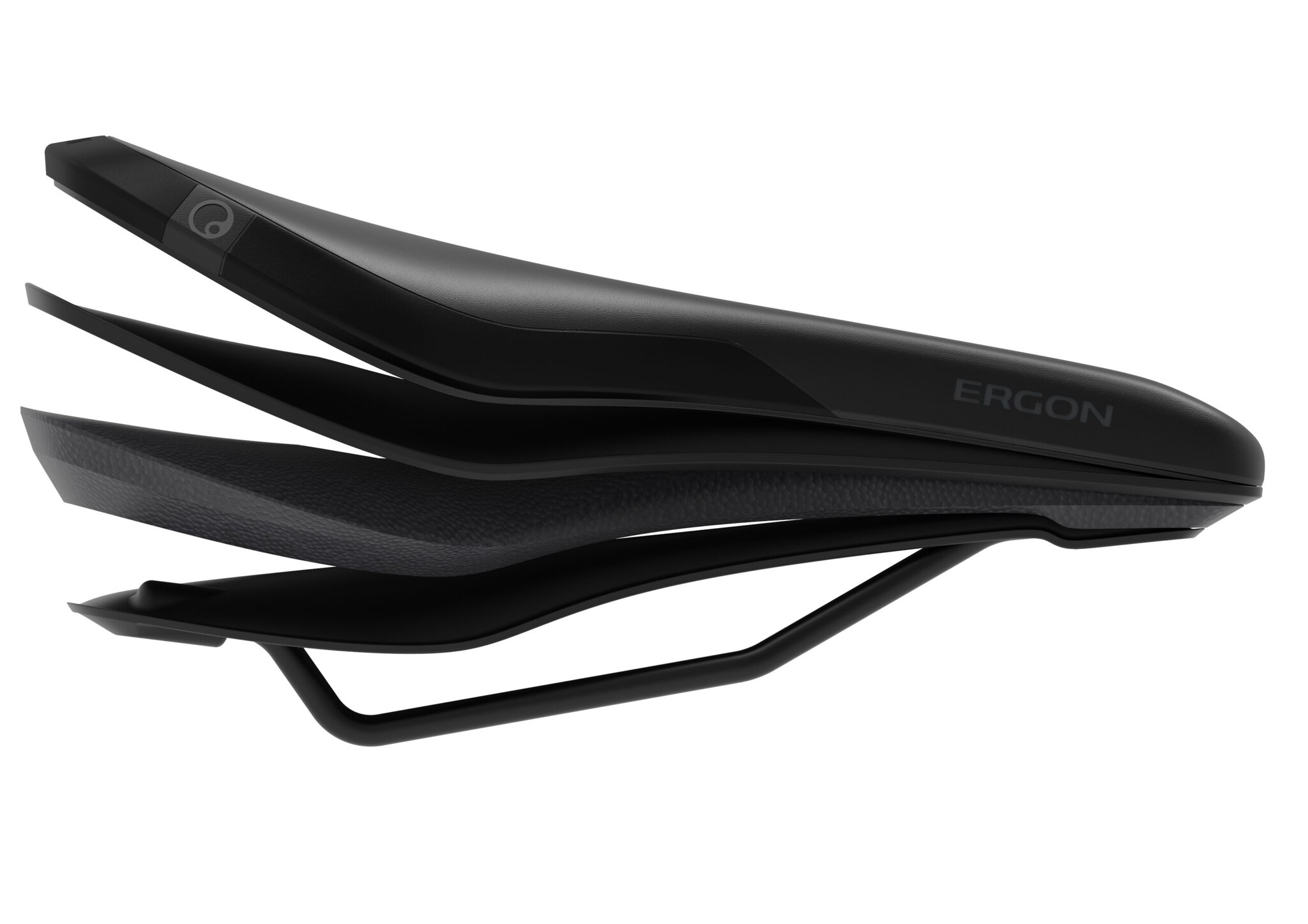 Fächeraufnahme eines Sattels.