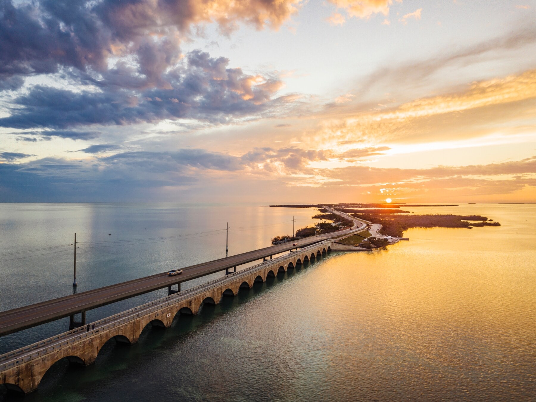 Seven Mile Bridge auf den Florida Keys Seven Mile Bridge auf den Florida Keys