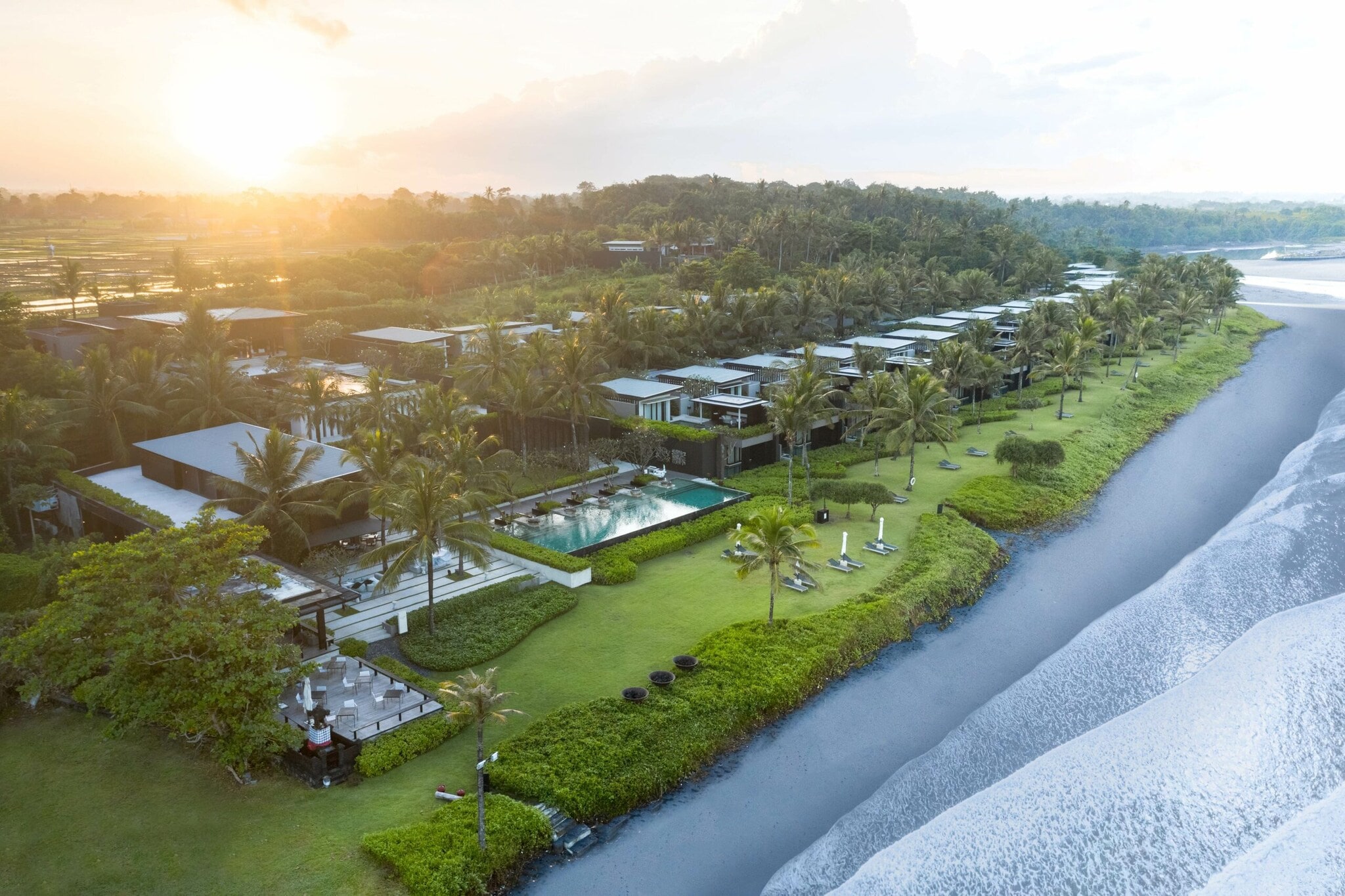 Die Anlage des Soori Bali Resorts Die Anlage des Soori Bali Resorts