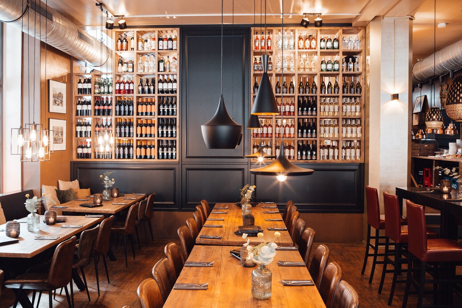 Innenraum des Restaurants Körri.