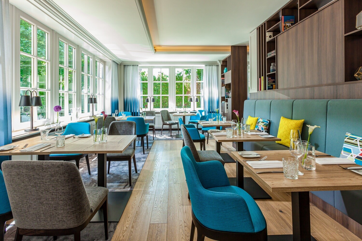 Innenraum des Restaurants Horizon.