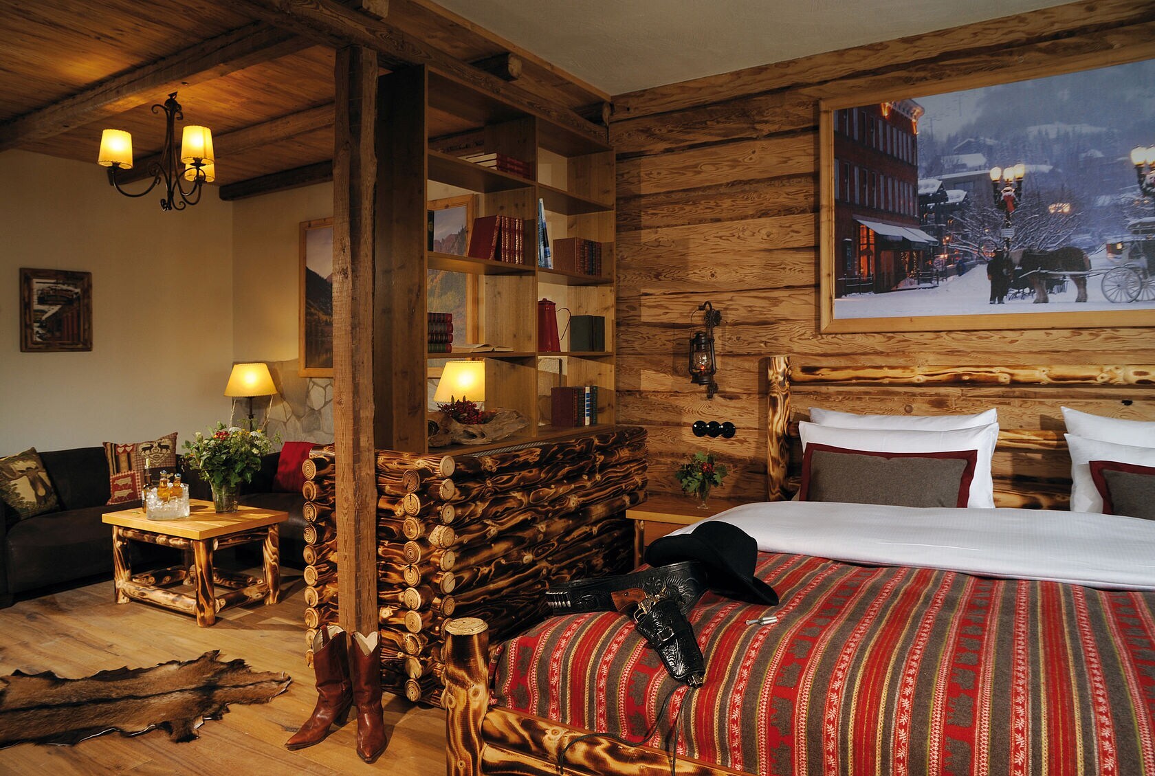 Hotelzimmer im Aspen Hotel Fire & Ice.