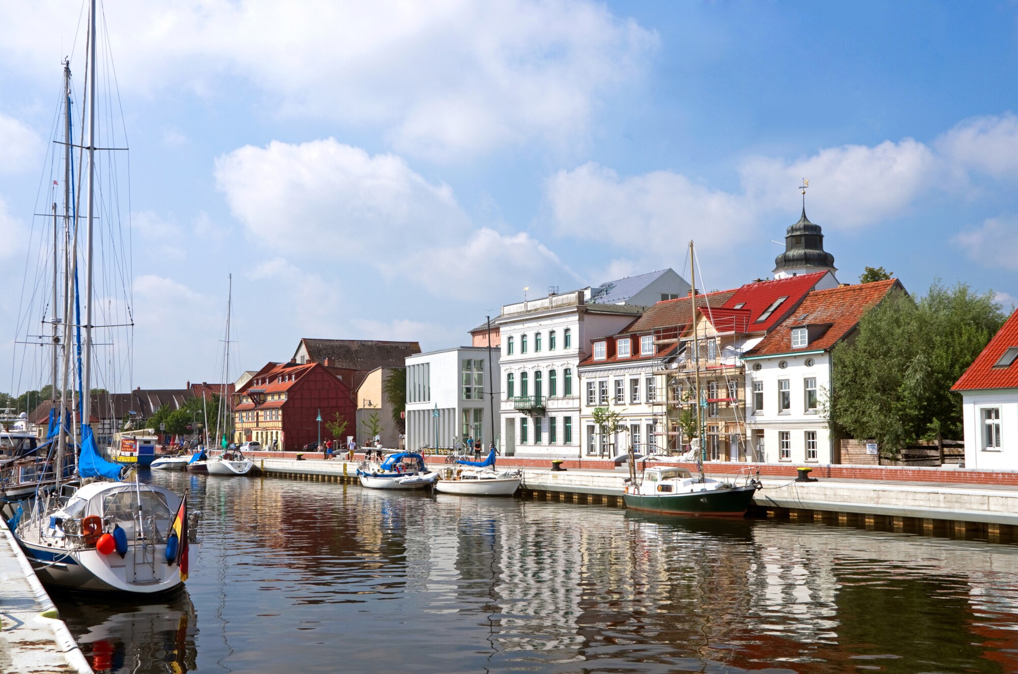 Der Hafen von Ueckermünde