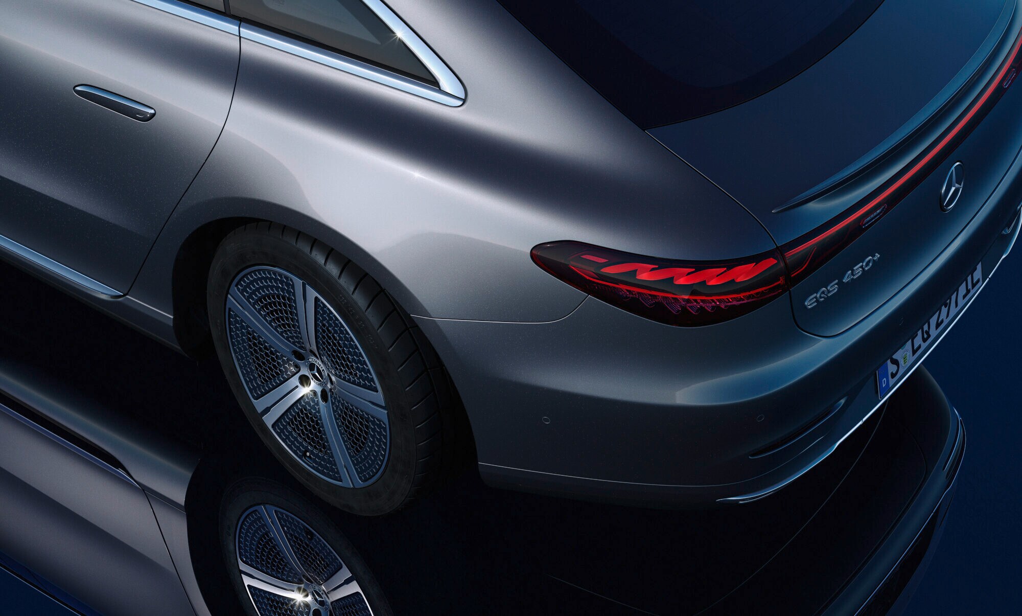 Detailansicht eines EQS 450+ Detailansicht eines EQS 450+