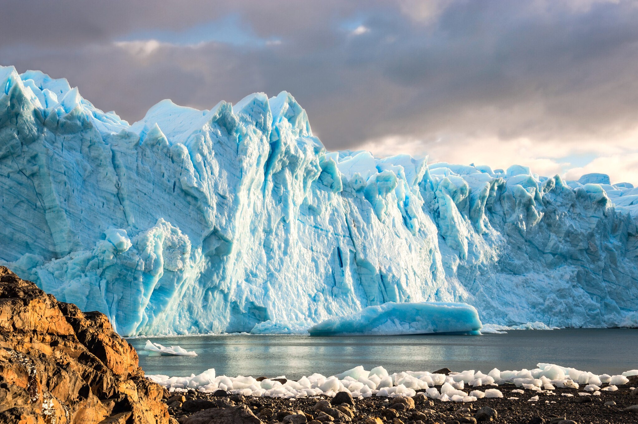 Gletscherkante Perito Moreno Gletscherkante Perito Moreno