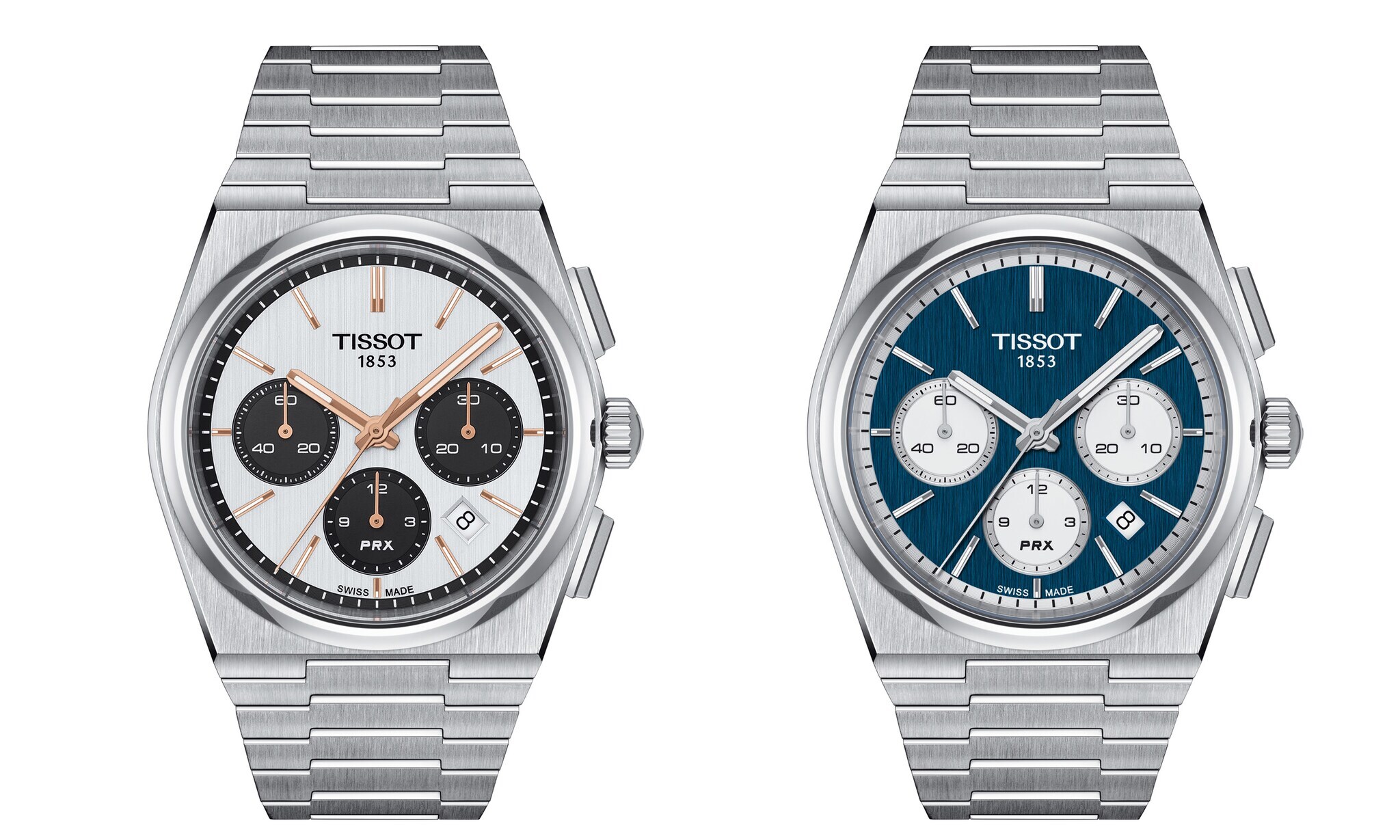 PRX Chronograph Valjoux Panda Zifferblatt