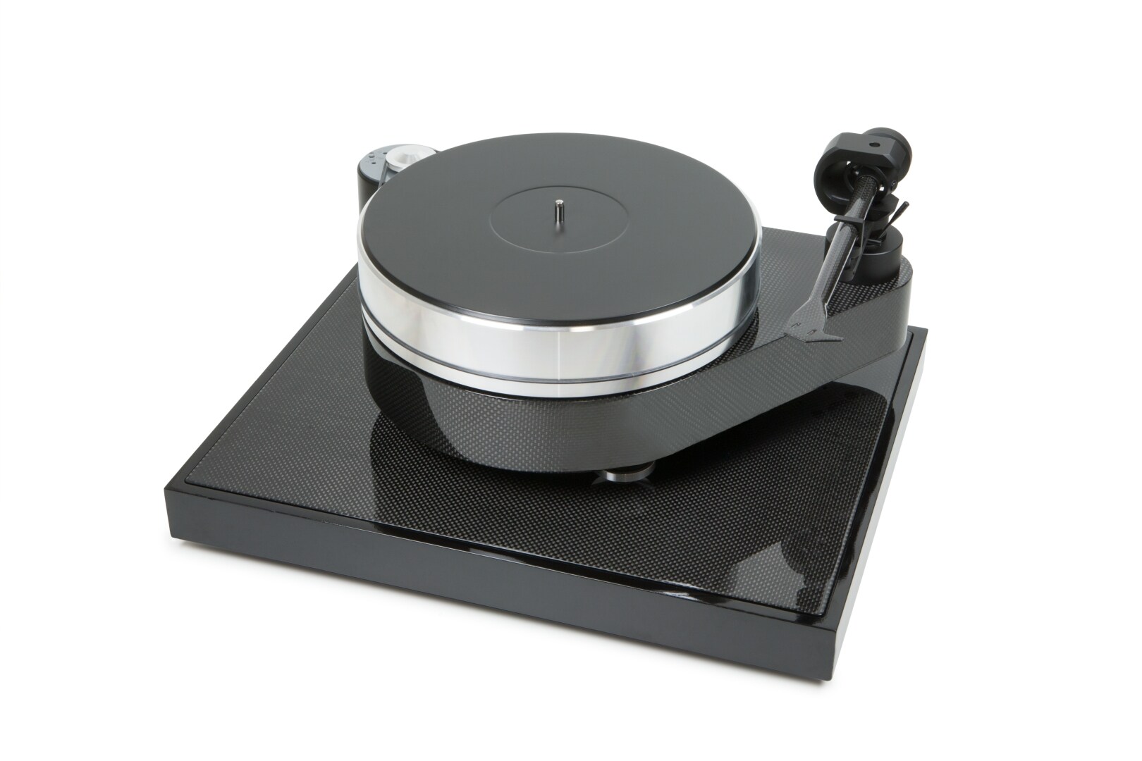 Schrägdraufsicht des Plattenspielers Pro-Ject RPM 10 Carbon Schrägdraufsicht des Plattenspielers Pro-Ject RPM 10 Carbon